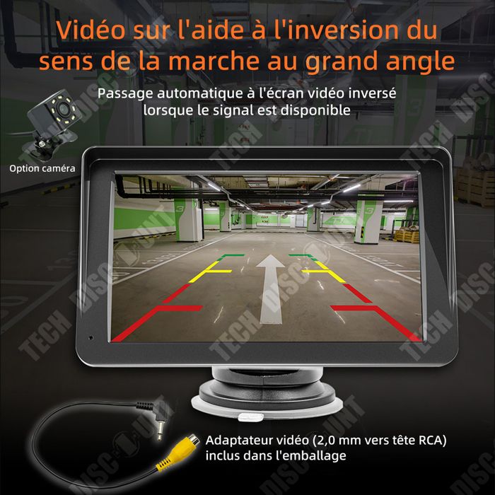 GPS Voiture 7 Pouces - Navigation Multilingue, Alertes Radars, Mode Jour/nuit, Montage Tableau De Bord - 2