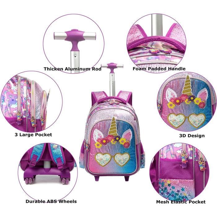 Cartable a roulette smiley discount