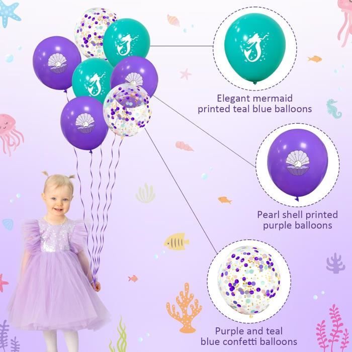Arrière-plan De Sirène En Gradient Avec Des écailles Holographiques | Vecteur Premium