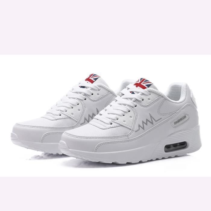 Baskets Femme Chaussures de sport 2016 Nouveau Blanc Blanc