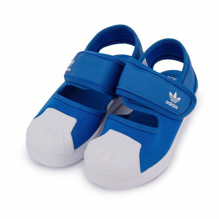 Sandale scratch pour enfant ADIDAS ORIGINALS Bleu Synthetique Bleu Cdiscount Chaussures
