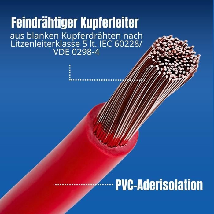 Cavo Elettrico H05V-K 0,75 Mm² - 10 Metri, Flessibile, Ignifugo, Per Impianti Fissi E Protetti - Foto 7