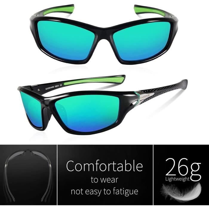 Lunettes soleil Polarisées dorees, Lunettes miroir aviateur livré 48h