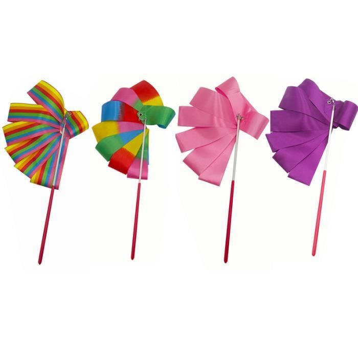 KINBOM 2pcs Rubans De Danse, 2m Long Rubans Danse 2m Long Rubans 406152054017