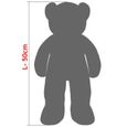 Nounours Ours en peluche 50cm Teddy Bear doux - blanc-3