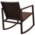 Vidaxl Mobilier D Exta C Rieur 3 Pcs Marron Ra C Sine Tressa C E Achat Vente Ensemble Table Et Chaise De Jardin Vidaxl Mobilier D Exta C Rieur 3 Cdiscount