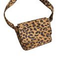 1PC sac à bandoulière imprimé léopard en cuir PU à carré décontracté pour les femmes   RIVET-3