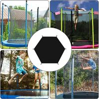Pare-Soleil Trampoline 6/8/10 Pieds – Toile Anti-UV Imperméable, Protection Solaire & Ombrage, Housse Robuste