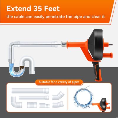 KATISHYRO Lot De 4 Spirales De Nettoyage De Canalisations En