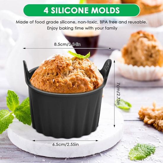 Moules Réutilisables Sans BPA Moule Silicone Air Fryer Philips Moules Réutilisables Sans BPA Moule Silicone Air Fryer Philips