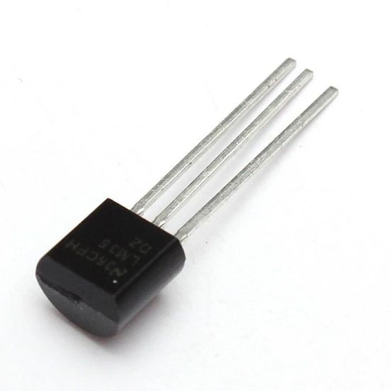 TO-92-1er classe post 5x capteur de température numérique LM35DZ IC lm35