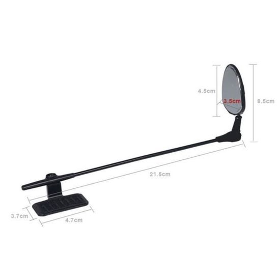 2 X Vélo Plat Miroir 360 Réglable Vélo Cyclisme Équitation retour Casque