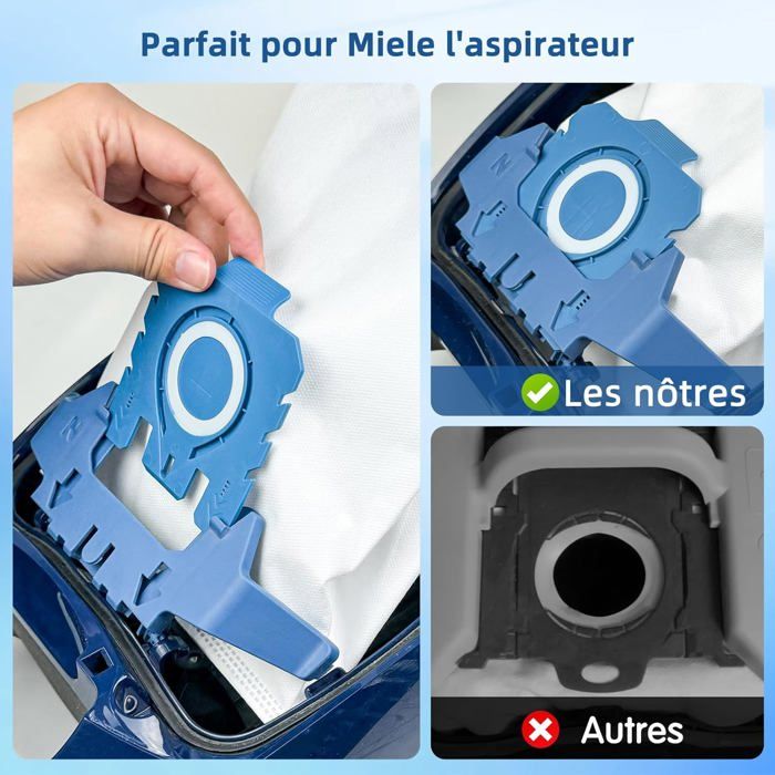 Sacchetti Aspirapolvere Compatibili X-Plorer Serie 75 S+ – 10 Pezzi In Tessuto Non Tessuto