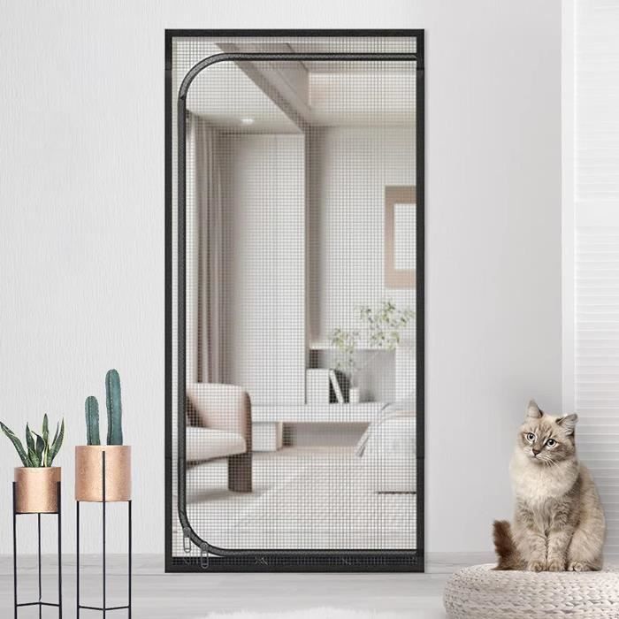 Moustiquaire Magnétique Sur Mesure 220x210 Cm - Porte Anti-insectes, Fermeture Automatique