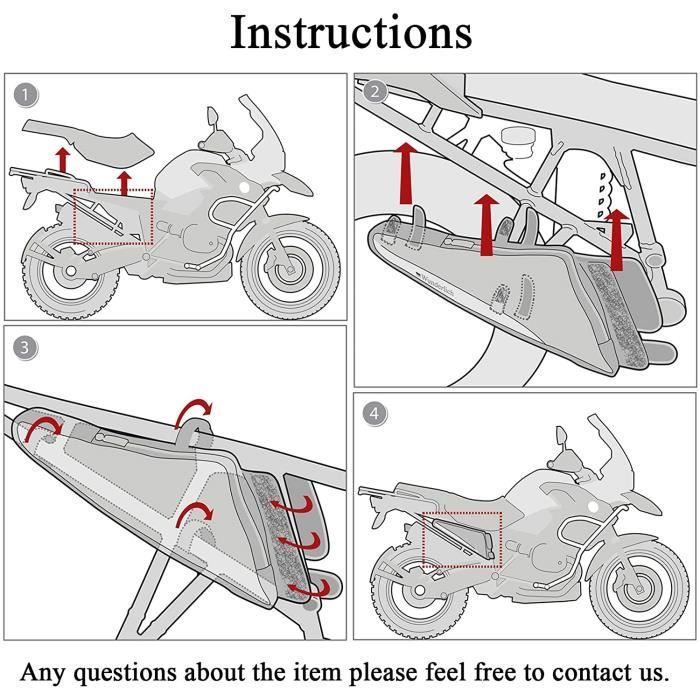 Sacoche triangulaire moto sales