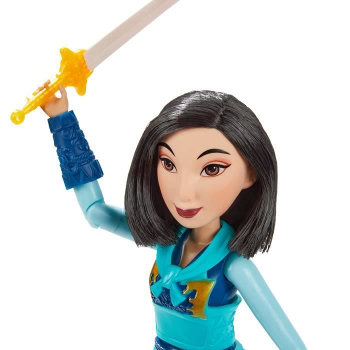 Poupée Princesse Disney Mulan 2 avec accessoires, Disney