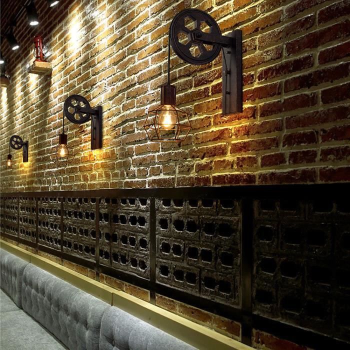 Fusion Applique Murale Industrielle pour Cuisine Bar Salle à Manger Café -  Cdiscount Maison