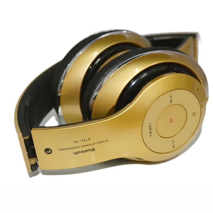 Casque Studio Rétro Osmond – Bluetooth 5.3, Réduction De Bruit, Son Hi-Fi, Pliable (marron)