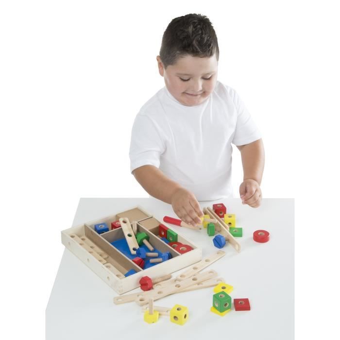 Jeu de construction MELISSA DOUG Ensemble de 48 pieces Pour enfant de 3 ans et plus Cdiscount Jeux Jouets