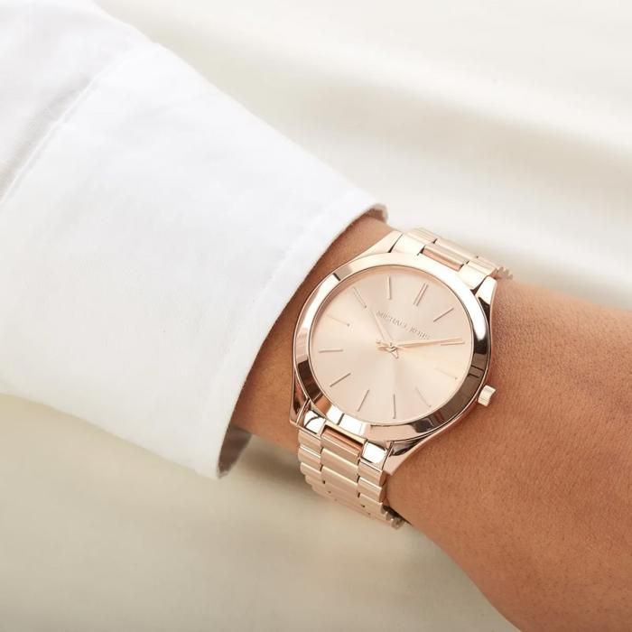 Montre Femme MICHAEL KORS Runway Or Rose Quartz Etanche 5 ATM