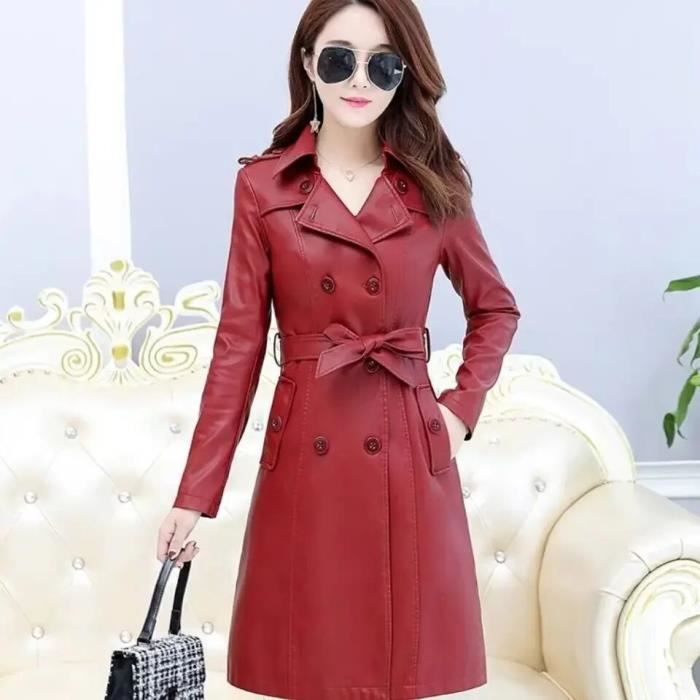 Manteau sales bourgogne femme