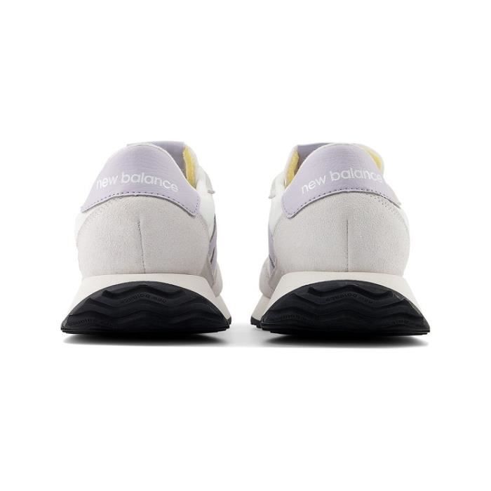 Baskets Femme NEW BALANCE WS237 Blanc Talon Plat Cuir Synthetique A Enfiler Blanc Cdiscount Chaussures