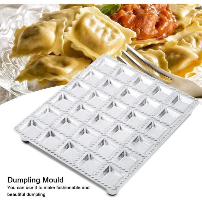 Moule à Ravioli En Aluminium – Fait 30 Raviolis D’un Coup, Facile à Utiliser, Réutilisable - 4