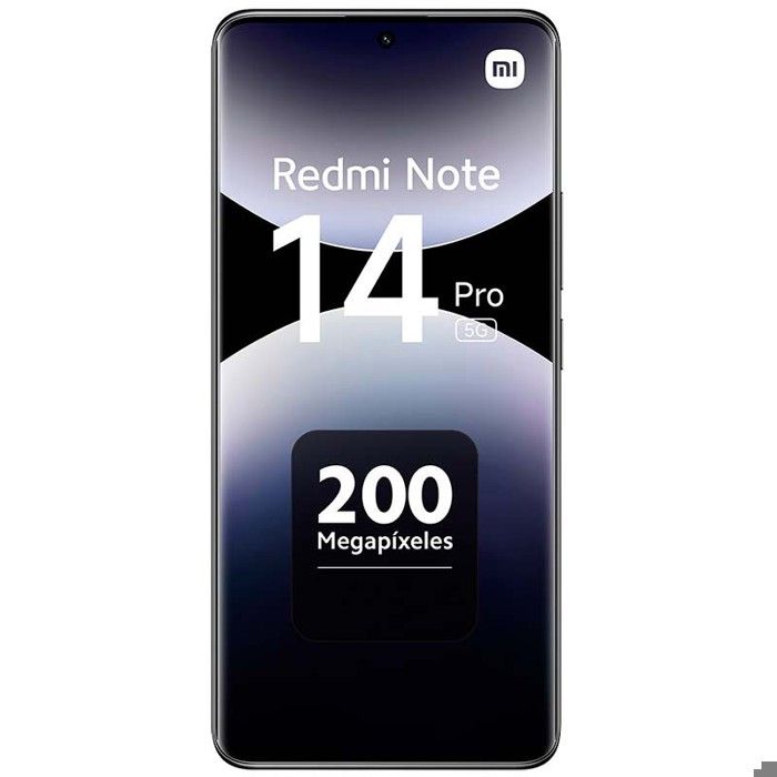 Xiaomi Redmi Note 14 Pro 5G - 12Go RAM + 256Go - Écran 6,67" 120Hz - Appareil Photo 200MP - Batterie 5110mAh - Noir Telephone 5110mah 45w Chargeur Inclus