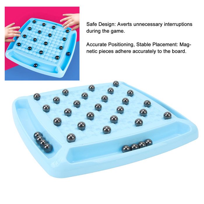 Jeu D'Échecs Magnétique 20 Pièces – Stratégie Pour Enfants Et Adultes – Portable Avec Corde – Voyages Et Soirées En Famille