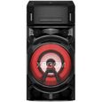 LG XBOOM ON5 - Enceinte Système High Power - Bluetooth - Lecteur CD - Boomer 8’’ - Lumières multicolores - Fonctions DJ & Karaoké-5