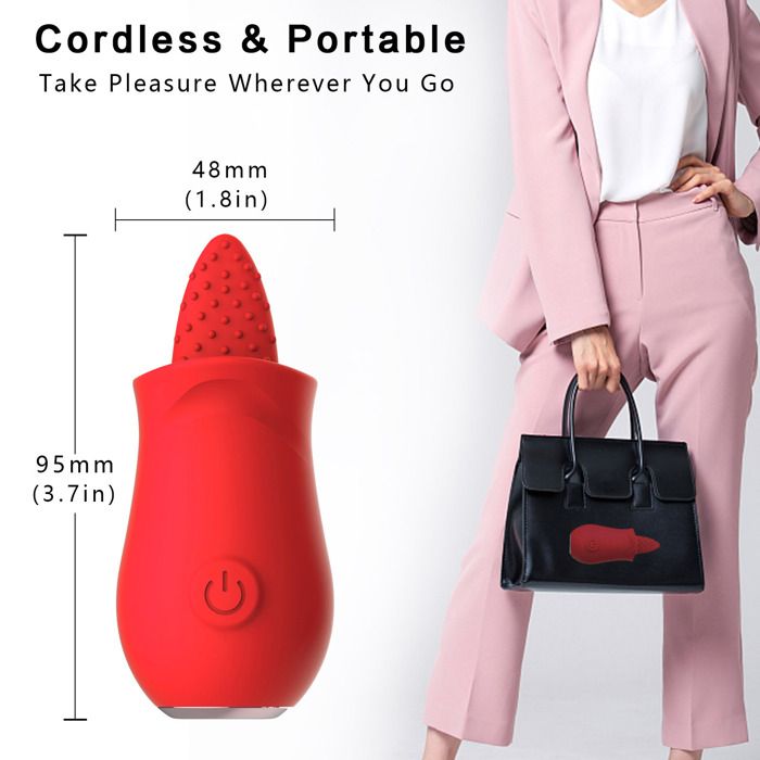 Dildo-Vibromasseur-Jouet de lchage de langue clitoridienne, mini vibrateur  de langue clitoridienne avec 10 modes, masseur d - Cdiscount Boutique  Erotique