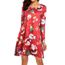 Exquisgift Les Femmes De Noel Robe De Noel Manches Longues De Santa Outfit Robe De Noel Confortable Evase Rouge Rouge Rouge Cdiscount Pret A Porter