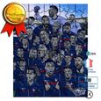 CONFO® Puzzle Euro 2020 Équipe de France Coupe d'Europe 500 pièces cadeau adultes enfants jouets éducatif divertissement football-0