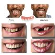 Perfect smile veneers Silicone faux soins dentaires instantanés Secure placages de dents d'hygiène bucco-dentaire naturelle-0