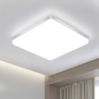 Dorlink Plafonnier LED 48W 5400LM - 6500K Lumière Blanche - Carré Étanche pour Salle de Bain, Salon, Cuisine, Chambre
