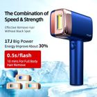 KINSEIBEAUTY MLAY T14 Épilateur Lumière Pulsée refroidissement par glace épilateur Laser permanente ipl 500000 flashs 3IN1 corps épilation à domi