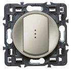 LEGRAND Celiane Interrupteur va et vient à voyant lumineux à encastrer composable titane