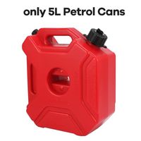 Réservoir D'essence,5L réservoirs de carburant en plastique essence bidons voiture Jerrycan avec support moto Jerrycan  - Type Red