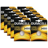 10 x Duracell CR2450 batterie Lithium pile à pile 2450 DL2450 K2450L