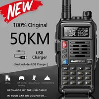 Godsale-2021 NOUVEAU UV-S9 Plus Puissant Talkie-walkie Radio Émetteur-Récepteur 10W 50 KM Longue Portée Portable Pour black Euro -X