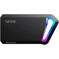 Lexar SL660 Blaze Gaming Portable SSD 1To, SSD Externe USB 3.2 Gen 2x2, Disque SSD avec RGB LEDs, jusqu'à 2000 Mo/s en Lecture,
