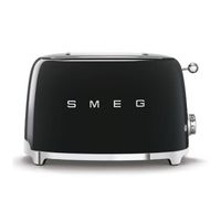SMEG Grille Pain Toaster 2 Fentes 950W 3 programmes Noir 19,5