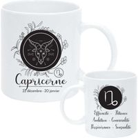 STC - Mug Astrologique – Capricorne 22 decembre – 20 janvier
