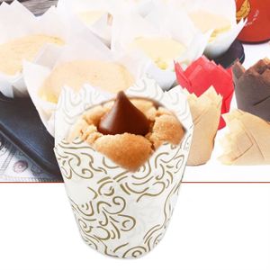 HIBISAWS caissettes cupcake 500moule cupcake caissettes muffins caissette  papier moule à muffin papier cuisson standard 6,8cm 3,2cm, Blanc :  : Cuisine et Maison