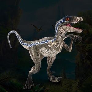 HuaMore Velociraptor Bleu Action Dinosaure Figure animali/ère Jouet mod/èle Collectionneur