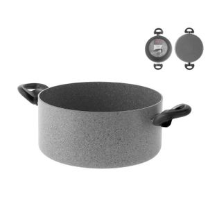 Ballarini Cortina Granitium Casserole 1 Manche Gris; Diam/ètre 16 cm