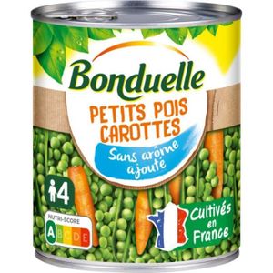LÉGUMES VERT Bonduelle Petits pois & carottes