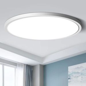 BiuTeFang 22W LED Luminaire Salle de Bain Eclairage Étanche Lumière Blanc  Froid AC90-240V Lampe Miroir IP44 Applique Murale Acier Inoxydable 120CM