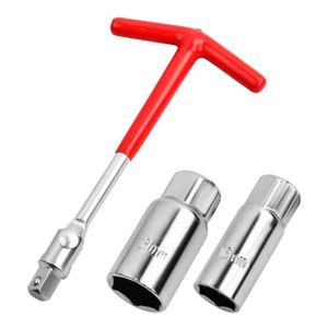 Clé a Bougie 21mm Universelle Moto Scooter Cyclo + Manche Repliable (Bougies  Type B / BR) BU4807