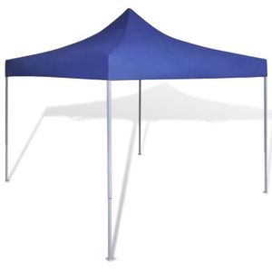 TENTE DE CAMPING DILWE- Tente pliable Bleu 3 x 3 m-XIO